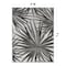 World Rug Gallery Tropical Leaves Nature Inspired Indoor/Outdoor Area Rug 5' x 7' Black 4030BLACK5X7 - alternate 5